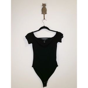 NEW F21 Off-the-Shoulder Bodysuit